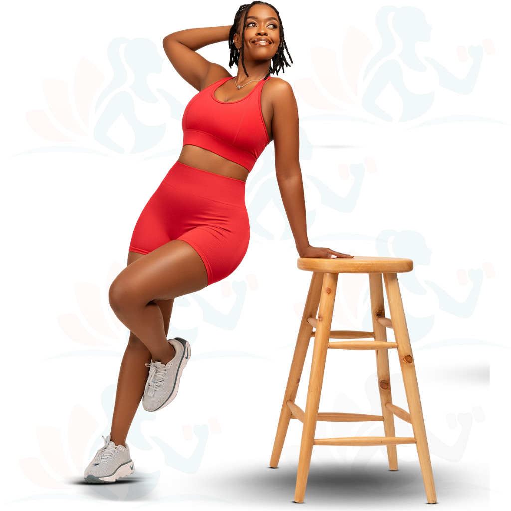 Women training together in a supportive environment